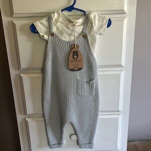 🆕 Rabbit + Bear 0-3mo Boys Cotton Set